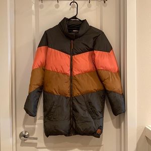 Scotch R’Belle beautiful multi colored puffy coat